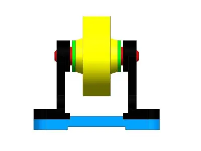 Belt Roller Assembly 3D print model