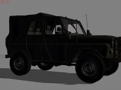 Uaz Car 3D model