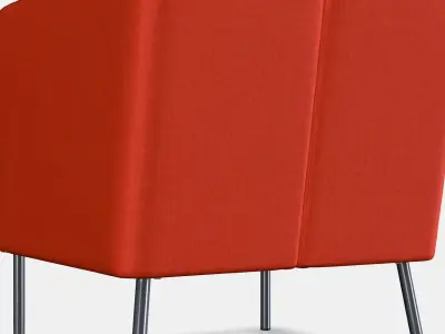 EKERO Armchair 3 Low-poly 3D model