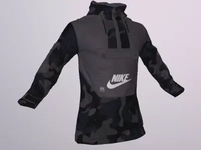 NIKE LAB JACKET PBR Low-poly 3D model