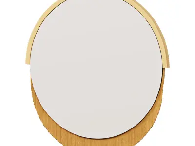 Boudoir Wall Mirror 3D model
