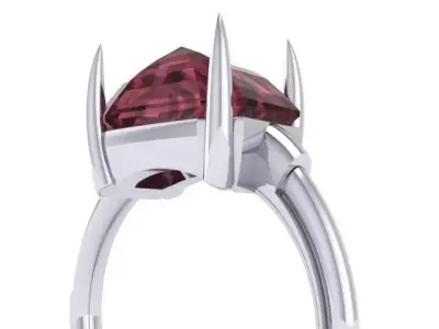flipped diamond  ring 108 3D print model