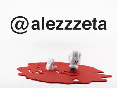 Kaws Red Blanket Companion Textured Low-poly 3D model