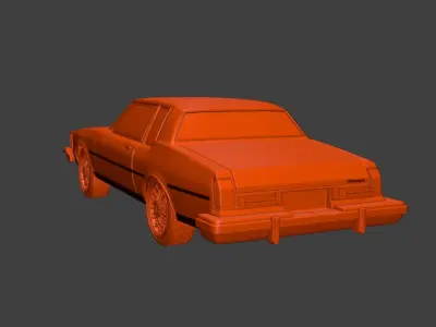 1985 oldsmobile delta 88-royale coupe 2 doors 3D print model
