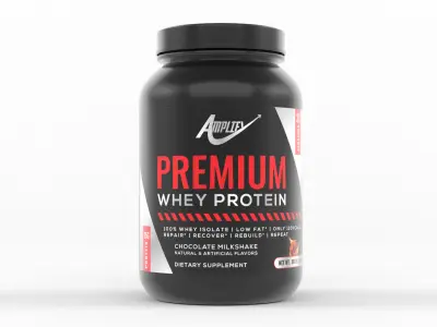 Protein Powder 3D model