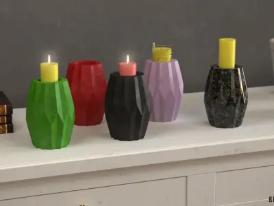 Candle Holders  Free 3D model