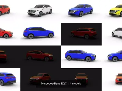 Mercedes-Benz EQC  3D Model Pack