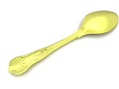 Luxury Decorative Spoon 3D Model  3946 3D print model