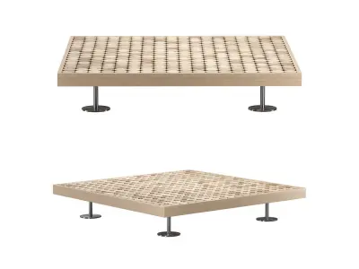 Sofia Wood - Metal Table 3D model