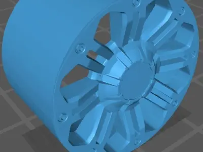 Wheel American Eagle 1-24     1-25 scale 3D print model