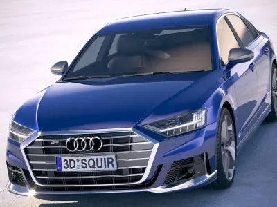Audi S8 2020 3D model