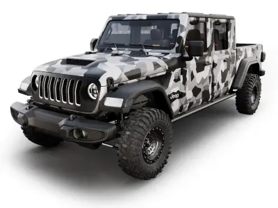 jeep gladiator mojave 2024 3D model