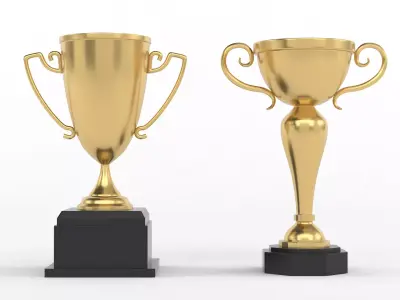 Trophy Cups 3D model 75