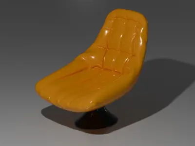 luxary chair paid model by ma3d24 Low-poly 3D model