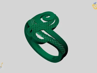 Women Plain Ring STL Models Womens Ring 3dmodels 3D print model 3D print model 48
