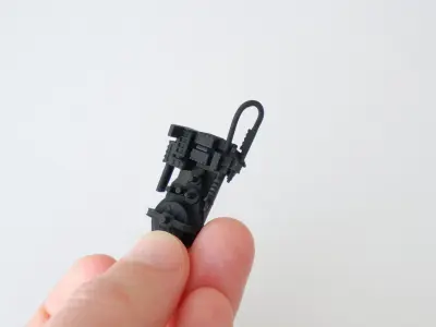 PROTON PACK AND GURNEY FROM GHOSTBUSTERS SCALE MODEL DETAIL KIT 3D print model