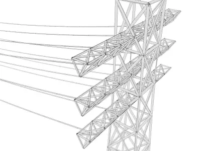 Power Line 3D model