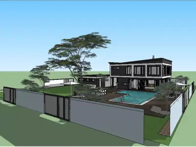 Luxury house 3d 3D print model