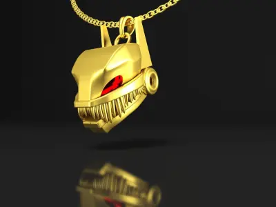 Tiger Head Pendant  3D model