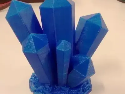 Crystal cluster Free 3D print model
