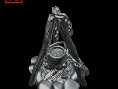 Bonfire 3D print model