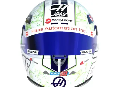 F1 Hulkenberg Helmet 2024 3D model