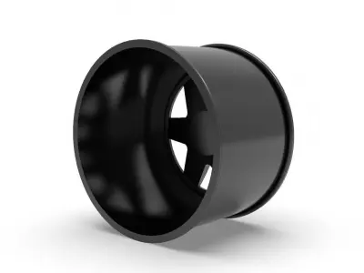 black rhino rim design 3D print model purchase
