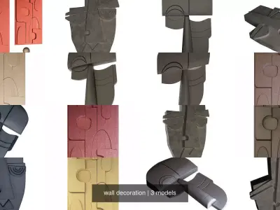 wall decoration 3D Model Collection purchase