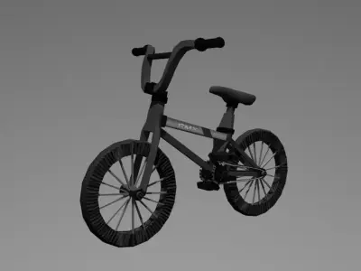 Basic Bicycle Model for Maya Low-poly 3D model