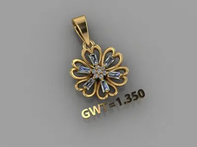 FASION  PENDANT 3D model get
