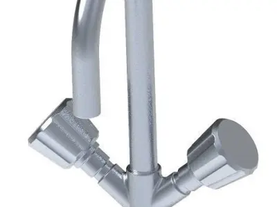 Modern Wash Mixer Tap 3D print model