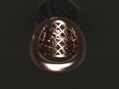 diamond ring 3D print model