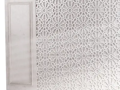 Decorative Wall panel  59 3D model