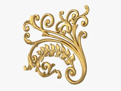 Classic decor ornament 257 3D model