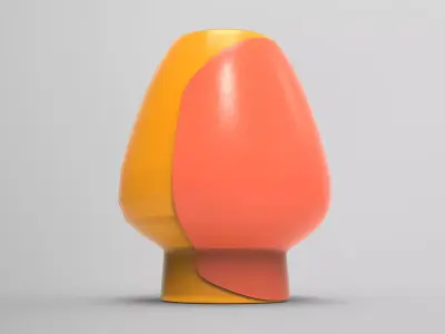 Bumpy Vase Low-poly 3D model