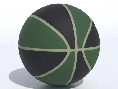 Wilson Milwaukee Bucks Basketball 3D model