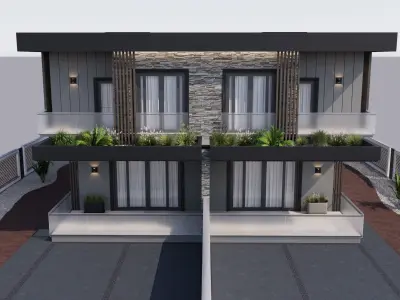 Building 1 3D model