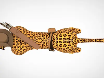 TF2 Sniper Leopard Low-poly 3D model