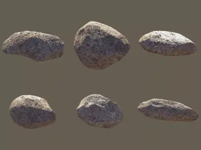 Rocks 3d Model rock Free 3D model