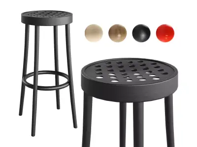 822 Bar Stool by TON 3D model