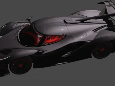  Gumpert Apollo  Carbon 3D model