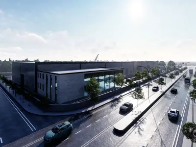 Aluminum Factory Exterior Design 3D model