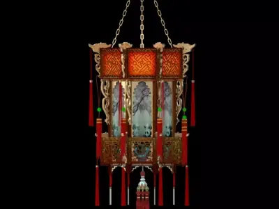 Chinese Palace Lantern 3D model