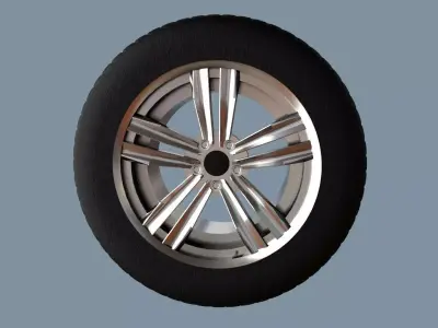 AS rims collection 3 - VW Sebring Low-poly 3D model