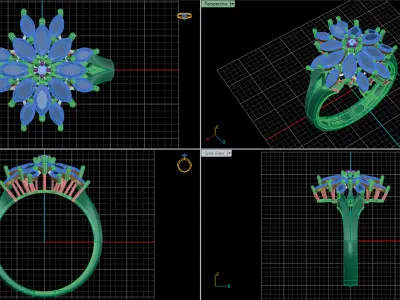 jewelry ring 276 3D print model