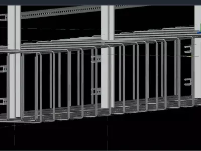 Solar Energy Construction 2x15 Table 3D Model 3D model