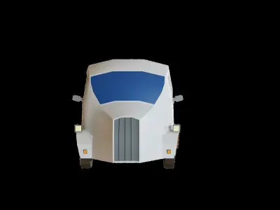 Truck toy Free low-poly 3D model
