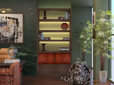 ZEMEN BANK CEO OFFICE DESIGN Free low-poly 3D model