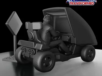 RYO - SHENMUE - SONIC and ALL-STARS RACING TRANSFORMED Free 3D print model