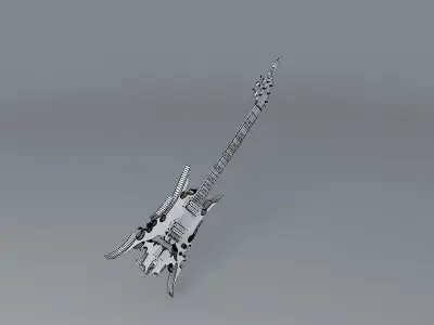 The Phoenix guitar Free 3D model